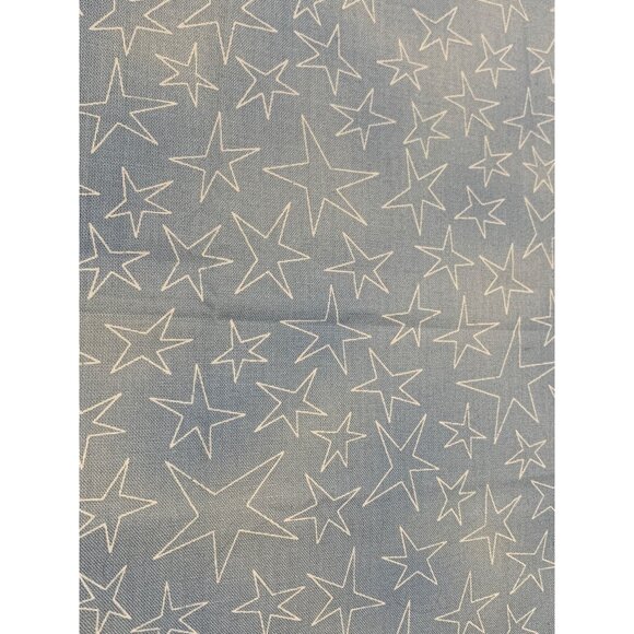 Maywood Studio Saltaire Star Pattern Fabric 12x38 Inches Blue & White Cotton Qui - Picture 2 of 5